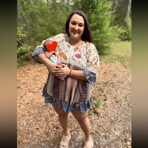 Bohemian Short Boutique Style Dress